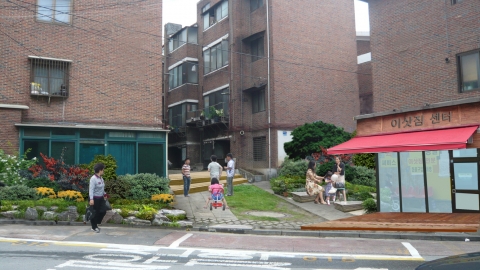 주택가 쌈지공원 조성(쉼터 조성, 옥외광고물 정비)