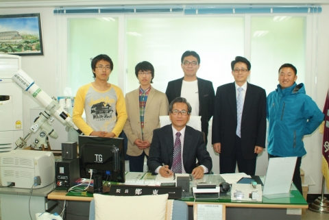 동명과학나눔 성공의 숨은 청년주역 3인 
및 금련산수련원 정동일 원장 및 직원들