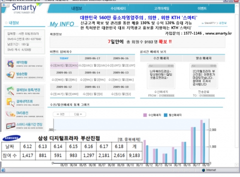 삼성 디지털프라자 부산진점 적용사례