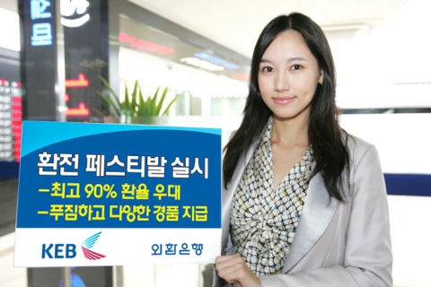 외환은행, ‘환전페스티발’ 실시