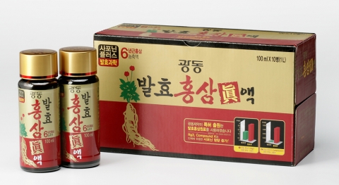 약국 최초 발효 홍삼드링크 ‘광동 발효홍삼眞액’ 출시