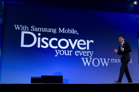 Teddy Yoo, Director of Olympic Marketing of Samsung Electronics presents Samsung’s communications th
