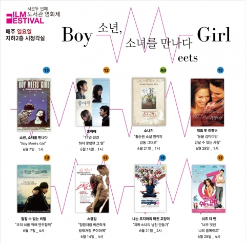 동대문구정보화도서관 영화제 ‘소년, 소녀를 만나다’ 6월 한 달간 매주 일요일 2편씩 상영