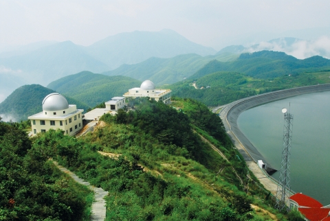 톈황핑(天荒坪) 수자원발전소 저수 댐 천문대