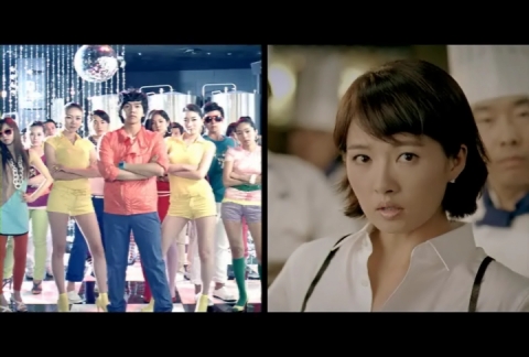 이승기와 김선아, 100% 보리맥주 ‘맥스’ 8차 광고 촬영
