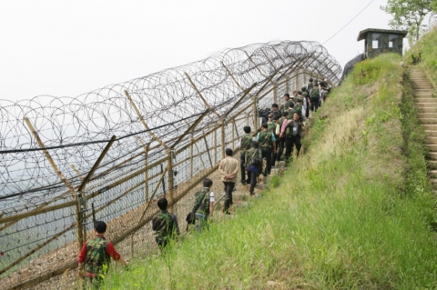 지난 DMZ 팸투어 모습