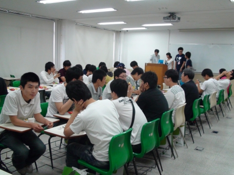 동명대 정보보호캠프 다과장면1