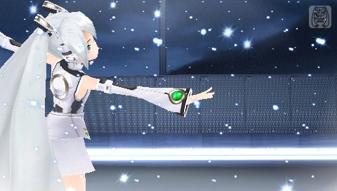 PSP® (PlayStation®Portable)로 2009년 7월 3일 발매되는 “하츠네 미쿠 -Project DIVA-” 스크린샷