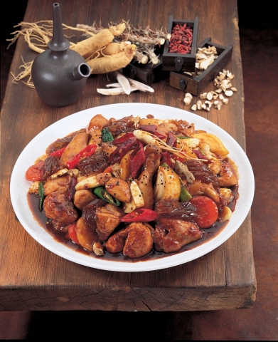 백년보감의 대표메뉴-건강찜닭