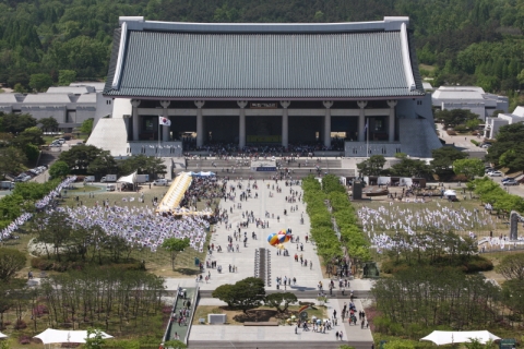 독립기념관을 찾은 인파모습