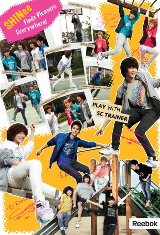 리복 ‘SC TRAINER’ 신고, 샤이니 싸인 신발 받자