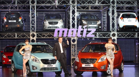 GM DAEWOO 마티즈 크리에이티브 신차발표회 개최