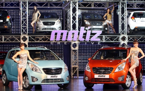 GM DAEWOO 마티즈 크리에이티브 신차발표회 개최