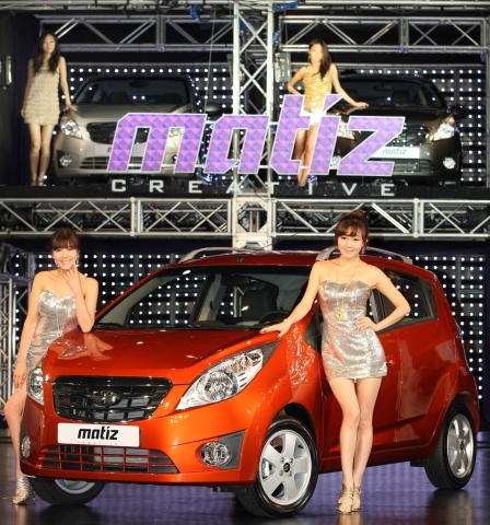 GM DAEWOO 마티즈 크리에이티브 신차발표회 개최