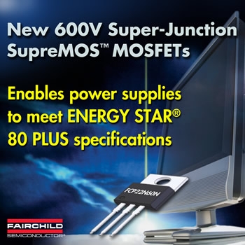 페어차일드 반도체, 신세대 Super-Junction MOSFET-SupreMOS 출시