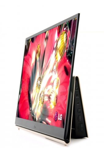 LG전자, 15인치 AM OLED TV 상용제품 첫 공개