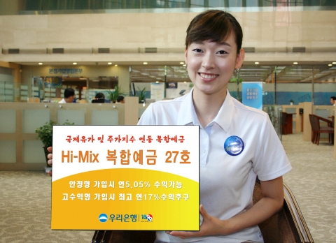 우리은행, ‘하이-믹스 복합예금 27호’ 판매