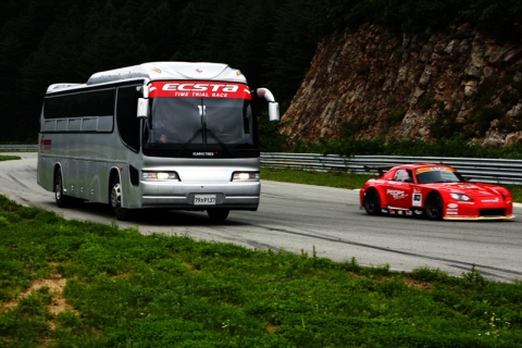 &#039;2009 SK에너지 En-mall GT Masters Series&#039;의 제2전에서 레이싱서킷 버스 체험주행