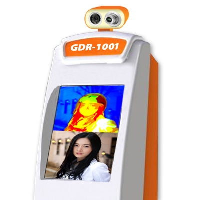 신종플루 열감지카메라 [GDR-1001]의 실제 작동 모습