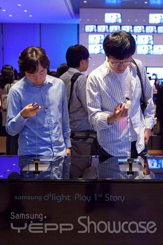 삼성딜라이트 플레이 첫번째 이야기 ‘삼성옙 쇼케이스’ 열려
