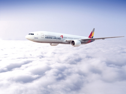 아시아나 B777 항공기