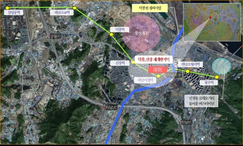 지하철 예상도