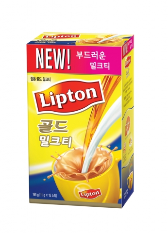 향긋한 티타임을 위한 ‘립톤 골드 밀크티’