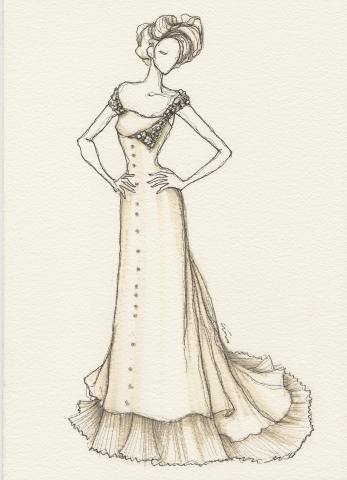 일러스트 2번- 독창적인 디자인의 신선함을 경험할 수 있는 Dress.