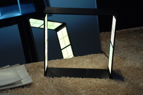 ETRI와 이노디자인 공동디자인 OLED 전시물