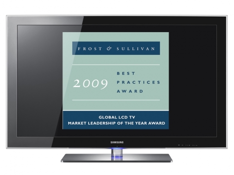 삼성전자, 올해의 LCD TV 시장 리더상 수상