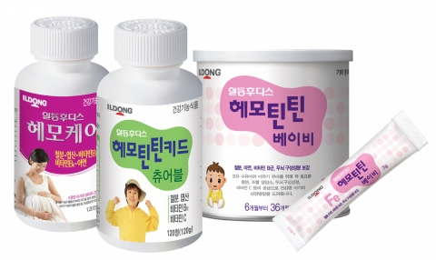 일동후디스, 철분 3종 ‘헤모’시리즈 인기