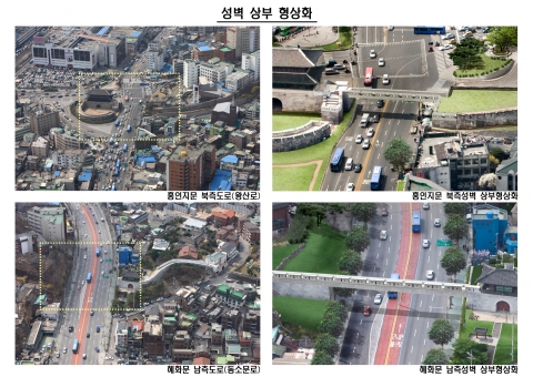 성벽상부형상화