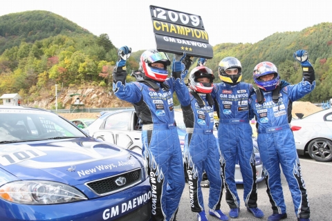GM DAEWOO 레이싱팀, ‘CJ 오 슈퍼레이스’ 3연패