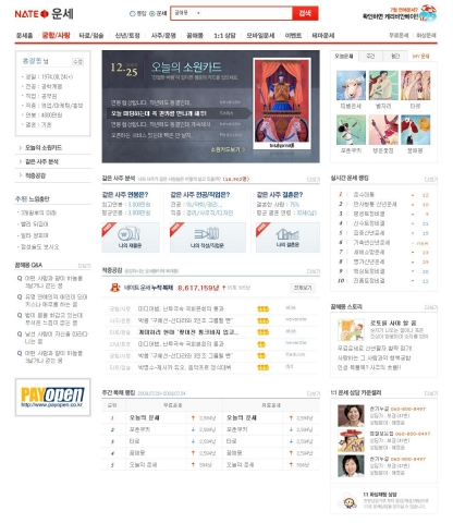SK컴즈, 네이트 운세 ‘같은 사주’ 서비스 오픈