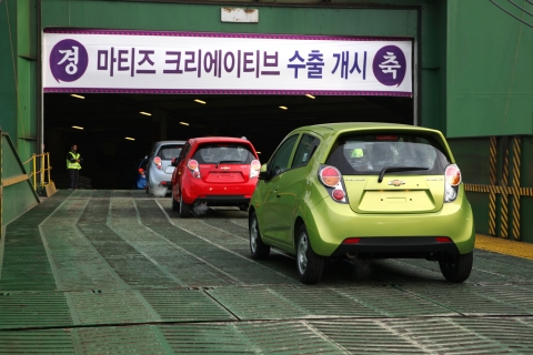 GM DAEWOO 마티즈 크리에이티브, 수출 개시