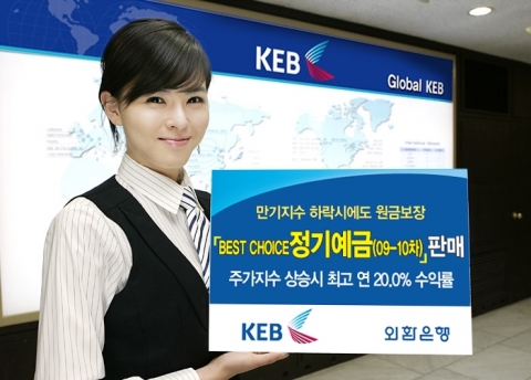 외환은행, ‘BEST CHOICE 정기예금(09-10차)’ 판매