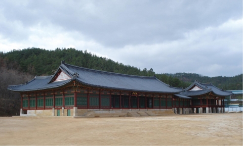 한국전통문화학교 내에 이전 복원된 안국동 별궁
