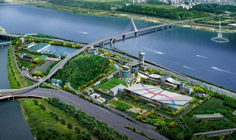 영등포정수센터 고도정수시설도입 조감도(2010년)