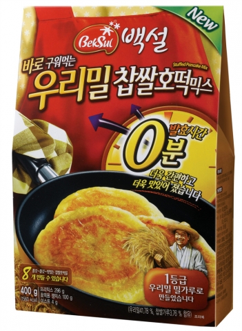 CJ제일제당, 바로 구워먹는 ‘백설 우리밀 찹쌀호떡믹스’ 출시