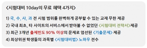 아비투스 기말고사 대비 서비스 무료제공