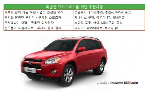 “특별한 크리스마스를 위한 자동차”