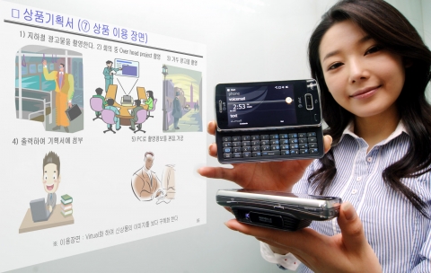LG전자 모델이 미국시장 최초로 퀄컴 '스냅드래곤(Snapdragon)' 프로세서를 장착해 1GHz의 빠른 속도로 데이터 처리가 가능한 최고사양의 스마트폰 �