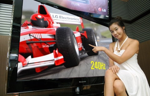 LG전자, 잔상 없앤 LCD TV 60만대 판매 돌파