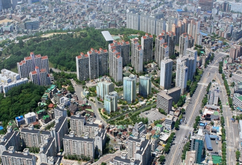 서울시 와우산 공원 인근 재건축구역지정