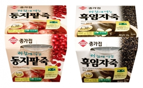 대상FNF 종가집, 냉장죽 신제품 2종 출시