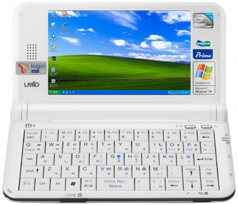 무게 340g에 불과한 ㈜UMID의 MID(Mobile Internet Device) 엠북