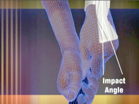 Swing Gear의 Impact angle