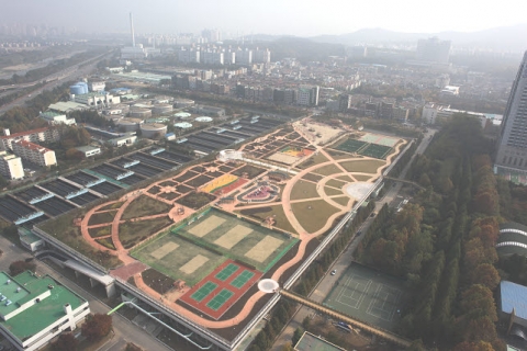 탄천물재생센터 전경
