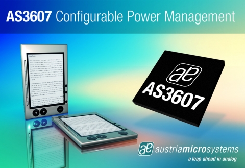 오스트리아마이크로시스템즈, 스타트-업 시퀀스를 구성 가능한 PMIC(Power Management IC) 출시