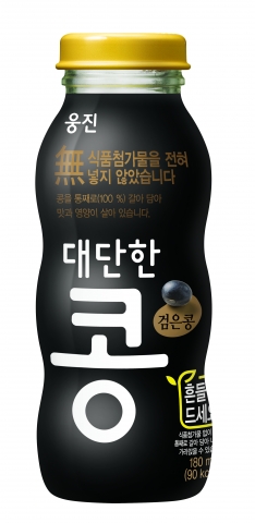 웅진식품, ‘대단한 콩 검은콩’ 출시